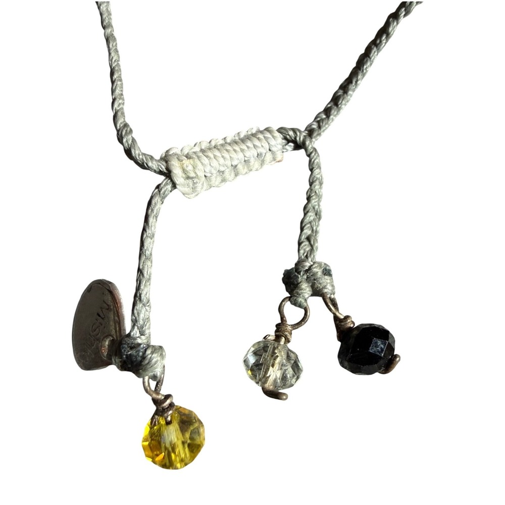 Mishky Woven Beaded Bracelet Gold Black White Adjustable Boho Artisan‎ - Picture 5 of 6
